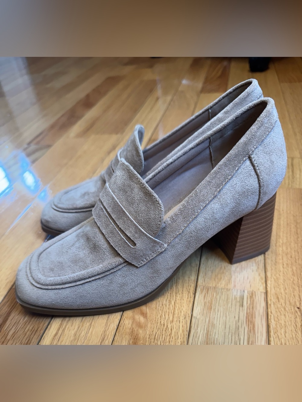 BUNDLE- 3 Pairs Journee Women’s Malleah Heeled Loafers/ Pumps sz7- Basically New - Picture 4 of 7